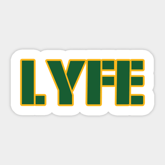 Green Bay LYFE!!! Sticker by OffesniveLine